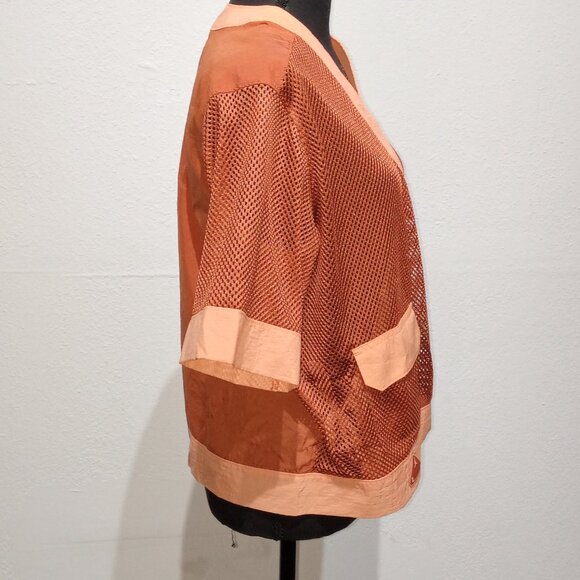 Jordan cropped Mesh wrap top - Picture 8 of 15